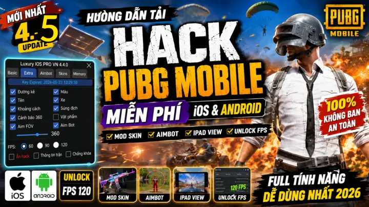 PUBG Mobile VNG 4.5 Miễn Phí Cài Trực Tiếp iOS