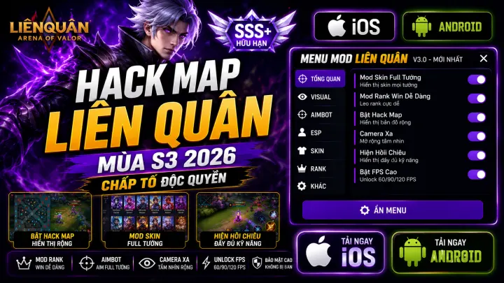 Tải Hack Chấp Tố Độc Quyền V3-V4-V5-V6 Mùa Mới S3 2026 Iphone/Ipad