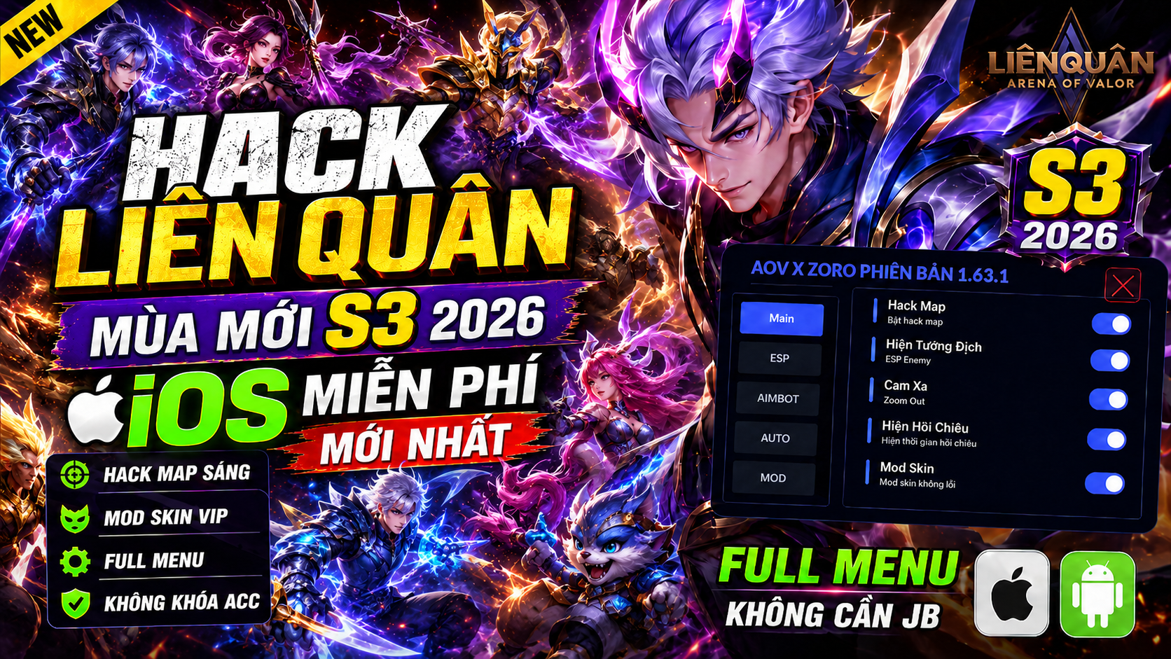 ZORO AOV Liên Quân Bản VIP V5